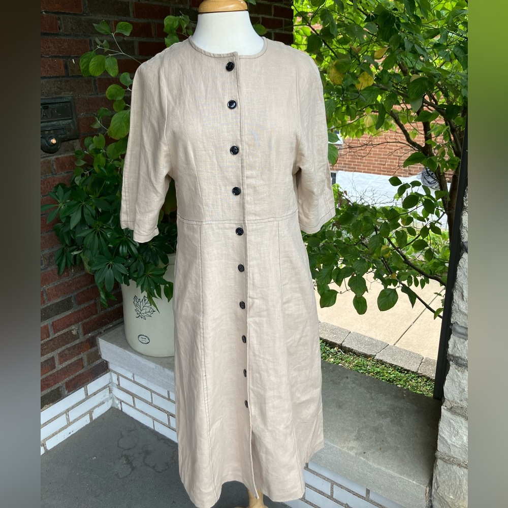 NWT Six Crisp Days Linen Valery Dress -Sz S